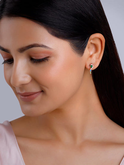 Rose Gold Bee Eater Earrings