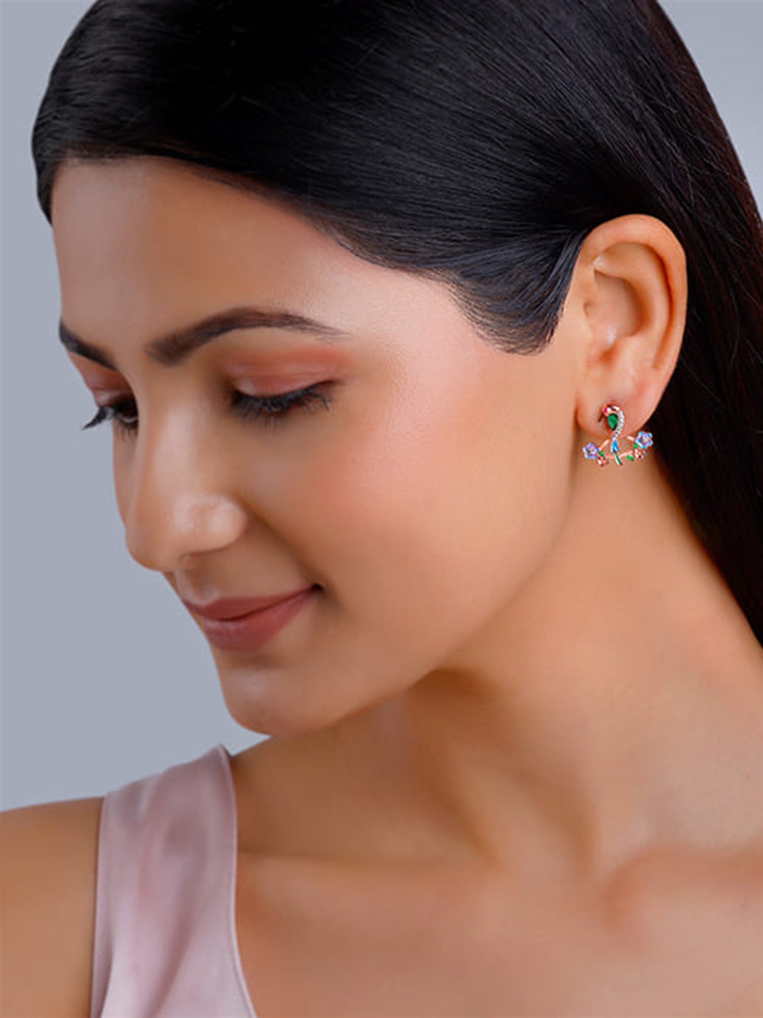 Rose Gold Bee Eater Earrings