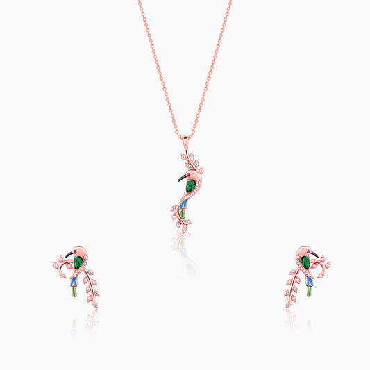 Rose Gold Lovely Bird Set