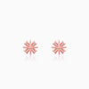 Rose Gold Floral Dreams Earrings