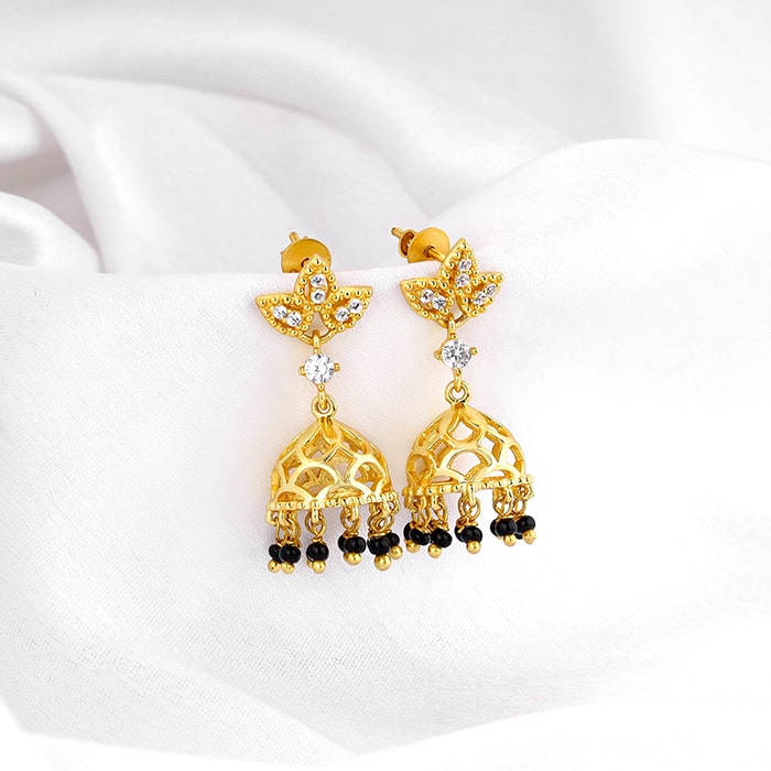Golden Desire Mangalsutra Jumkis