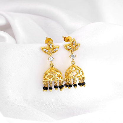 Golden Desire Mangalsutra Jumkis