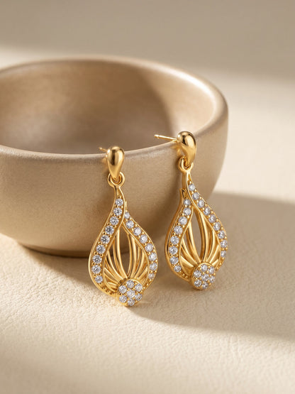 Golden Glint Earrings