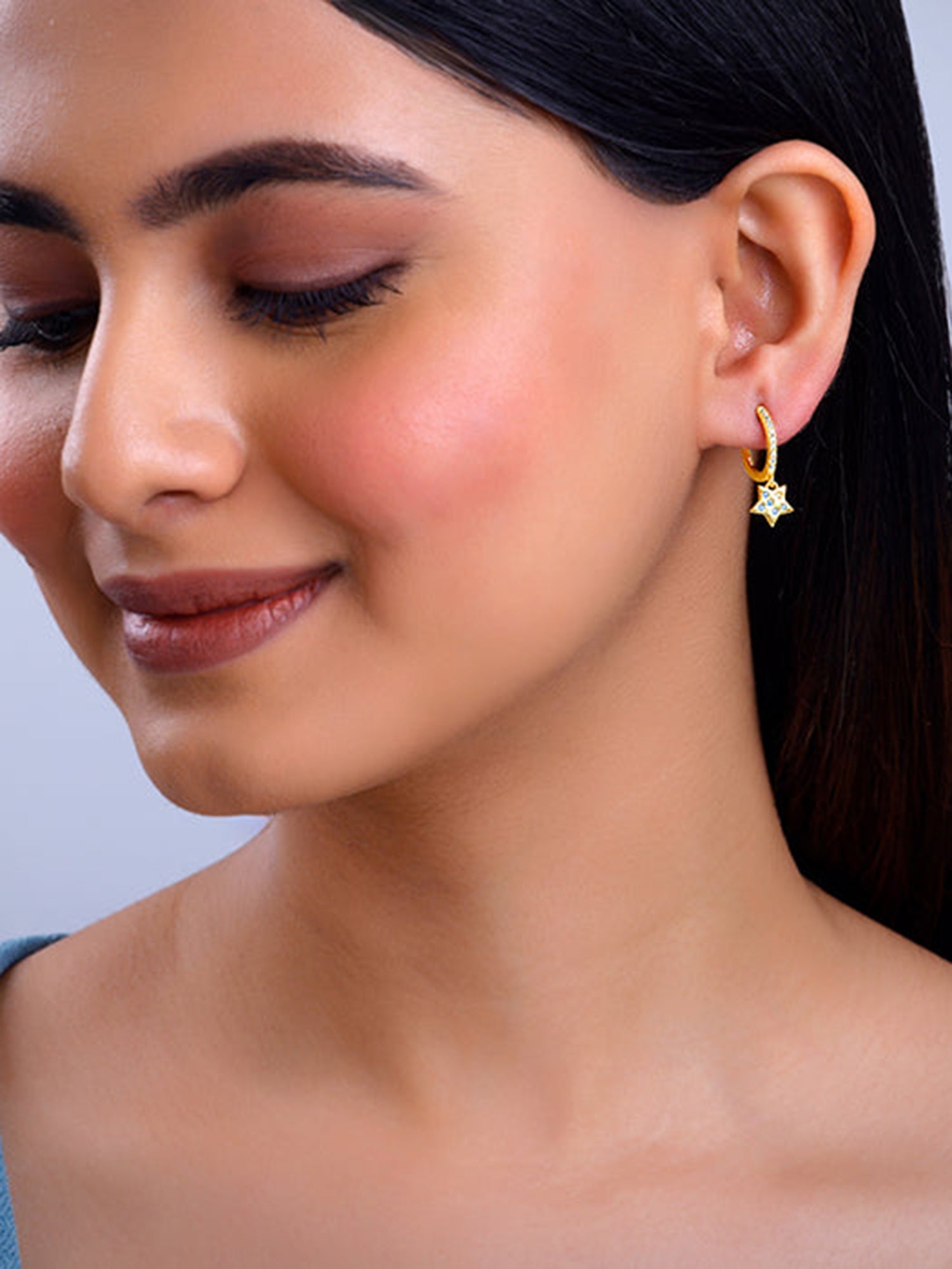 Golden Moon's Beauty Hoop Earrings