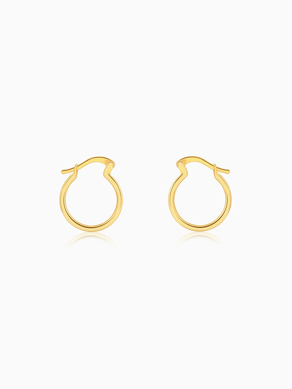 Golden Classic You Hoop Earrings