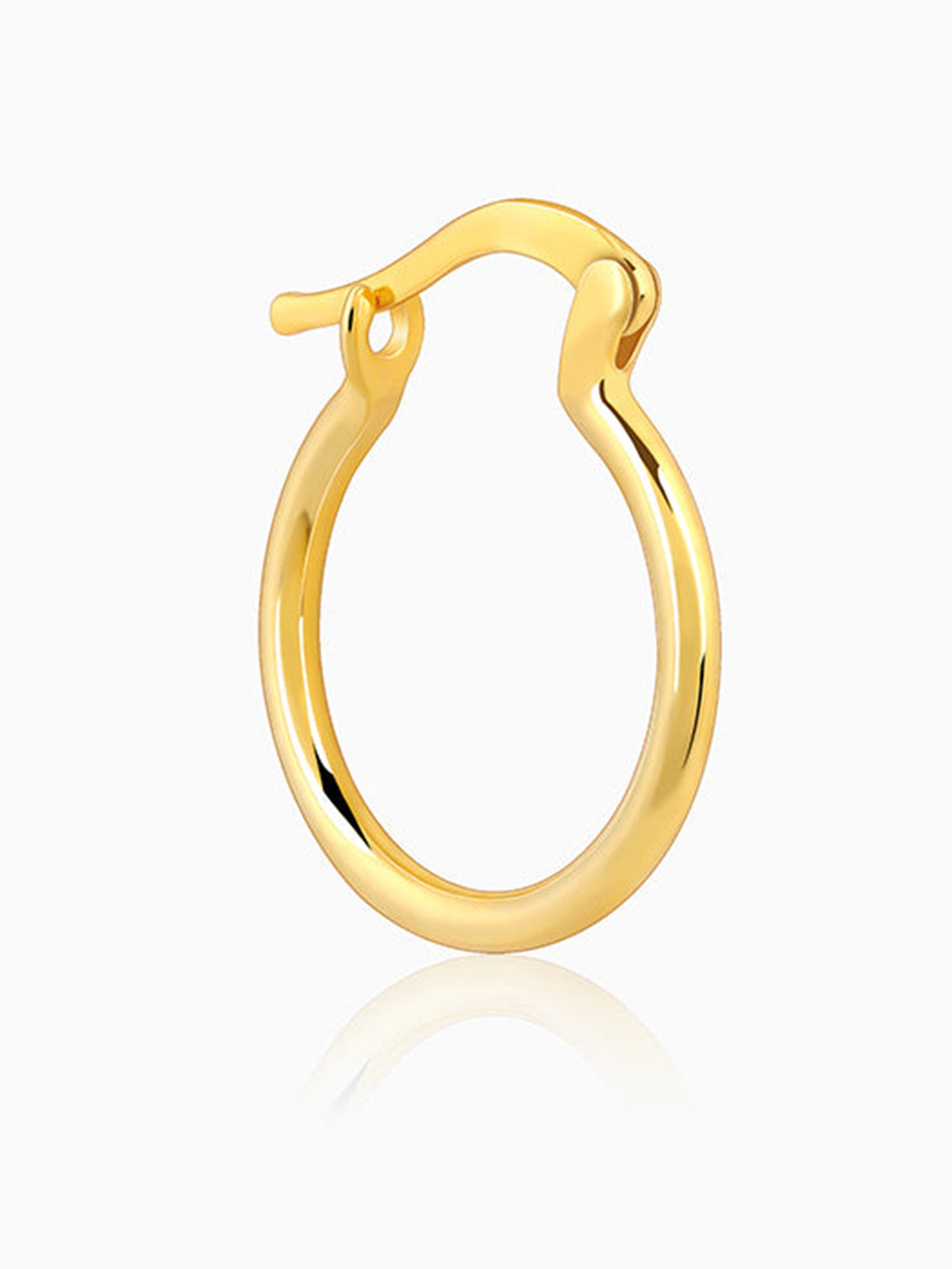 Golden Classic You Hoop Earrings
