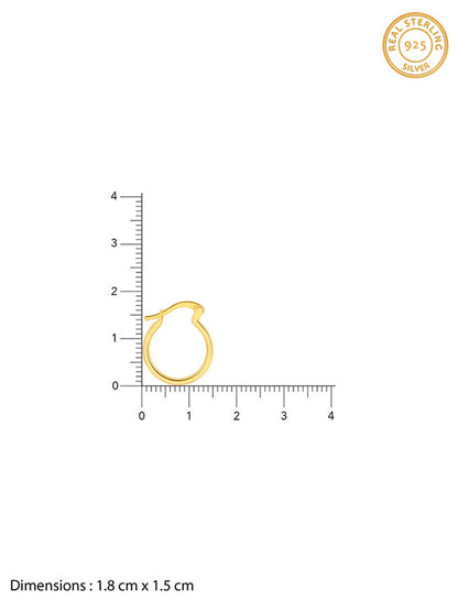 Golden Classic You Hoop Earrings