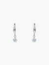 Silver Classic Shiny Drop Earrings