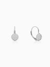 Silver Zircon Sparkle Drop Earrings