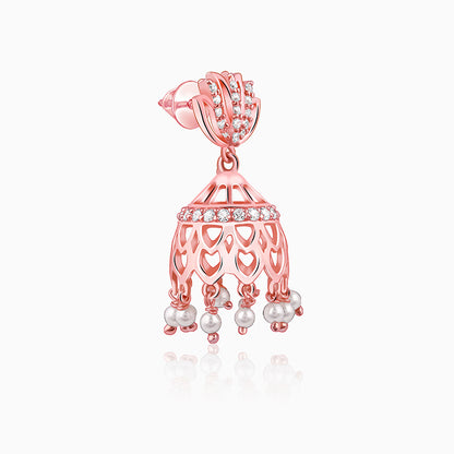 Rose Gold Padma Jhumka