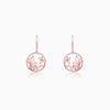 Rose Gold Mayura Hoop Earrings
