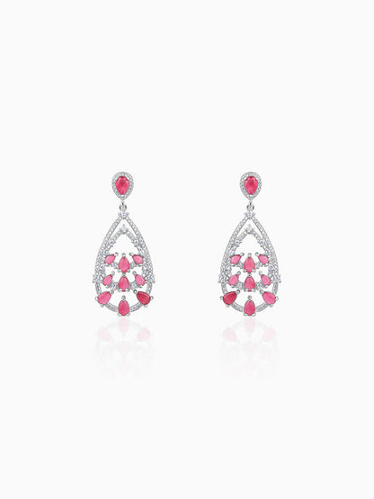 Silver Graceful Drop Earrings