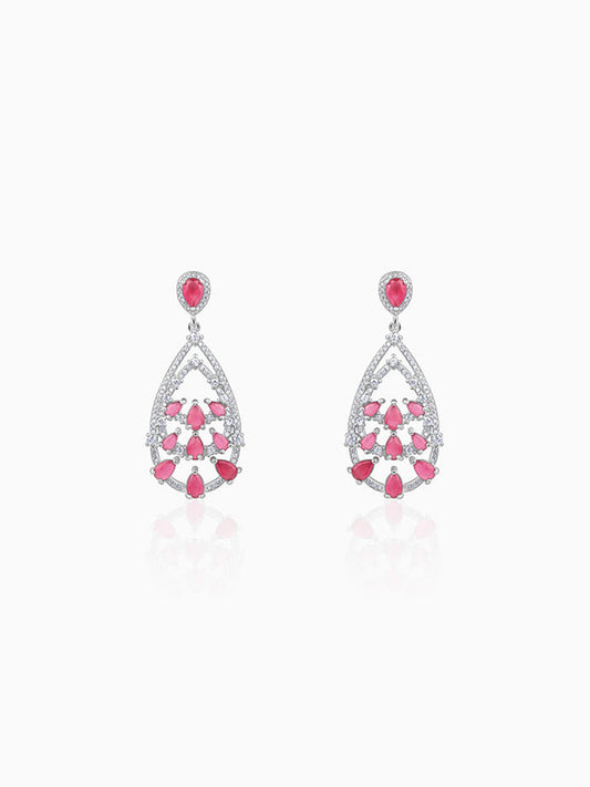 Silver Graceful Drop Earrings