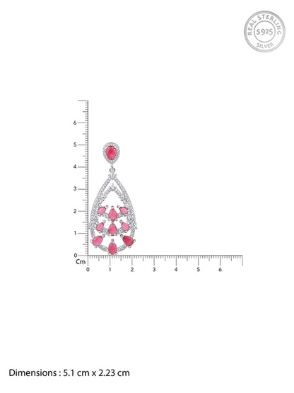 Silver Graceful Drop Earrings