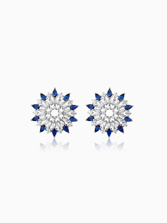 Silver Flourishing Earrings