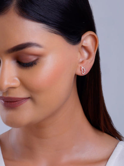 Rose Gold Specially You Earrings