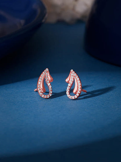 Rose Gold Specially You Earrings