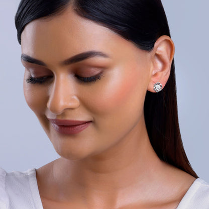 Silver Floral Moment Earrings