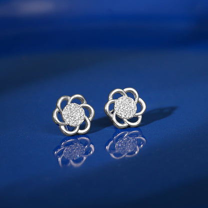 Silver Floral Moment Earrings