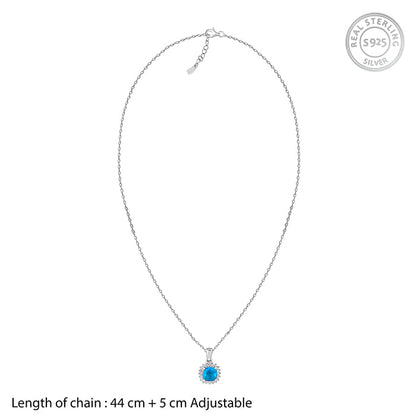 Silver Oceanic Blue Set