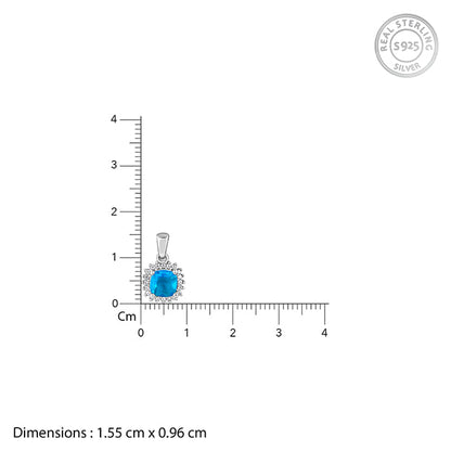 Silver Oceanic Blue Set