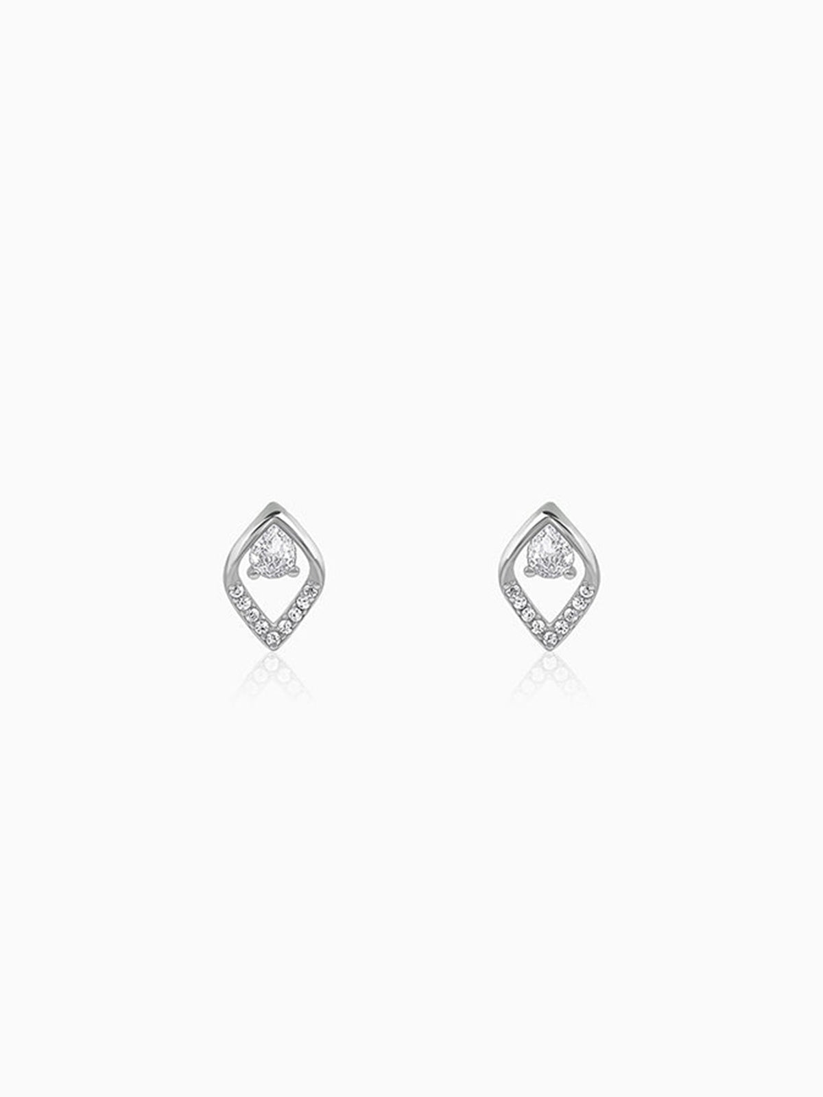 Silver Bling Queen Earrings