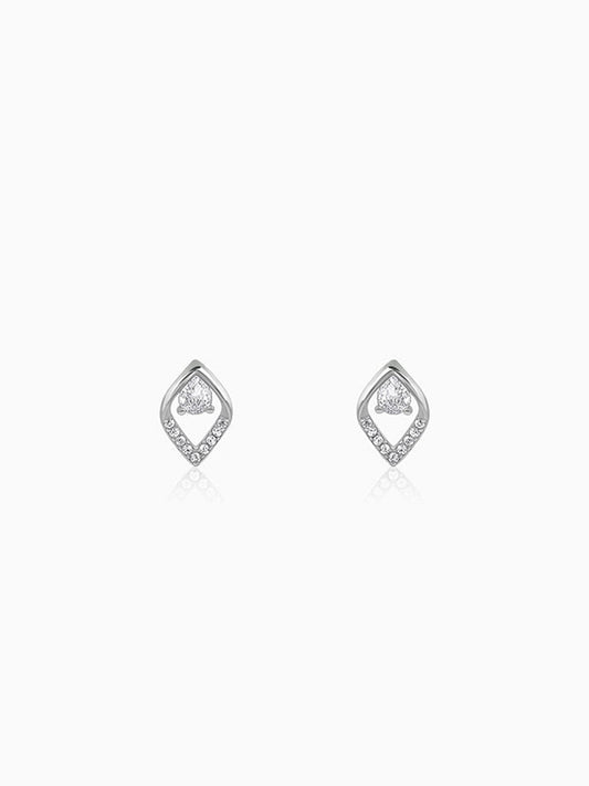 Silver Bling Queen Earrings