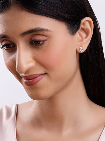 Silver Bling Queen Earrings