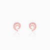 Rose Gold Dreamy Curve Earrings