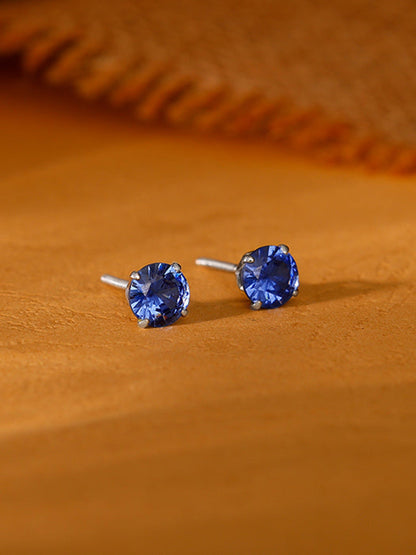 Silver Oceanic Studs