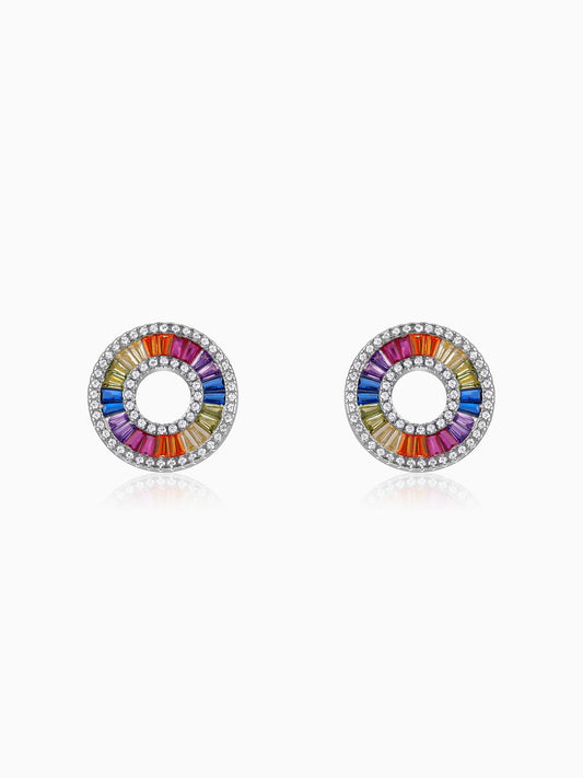 Silver Orb of Grace Earrings