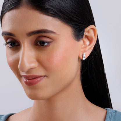 Silver Spark Snazz Earrings