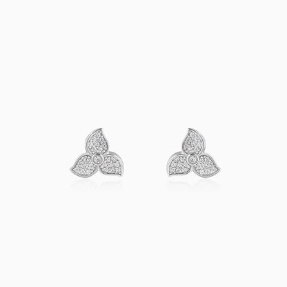 Silver Flowie Studs