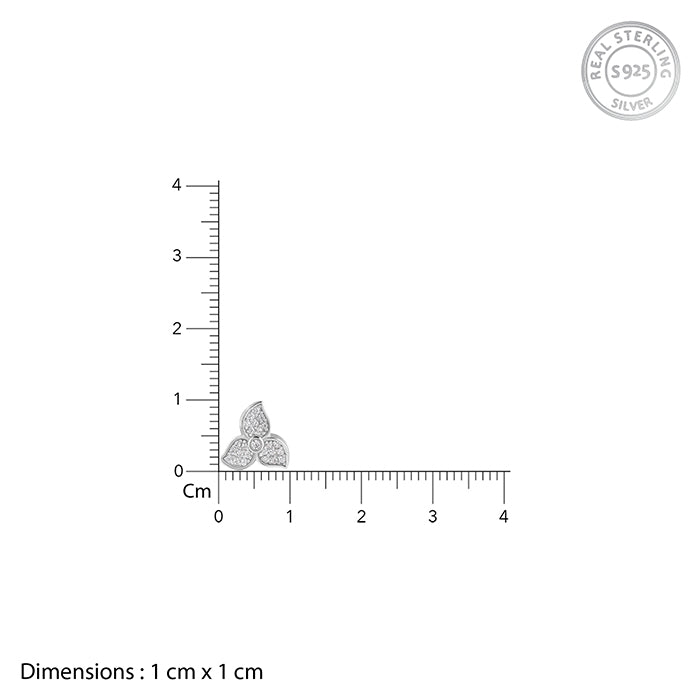 Silver Flowie Studs- silver studs for women