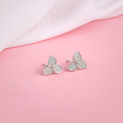 Silver Flowie Studs