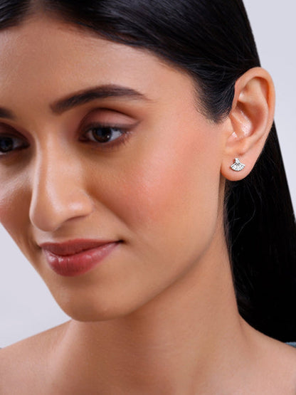 Silver Glowlette Studs