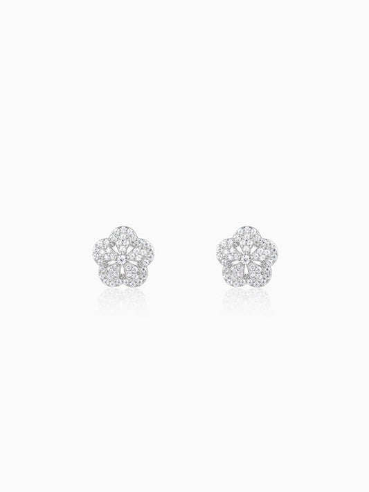 Silver Flora Fiesta Earrings