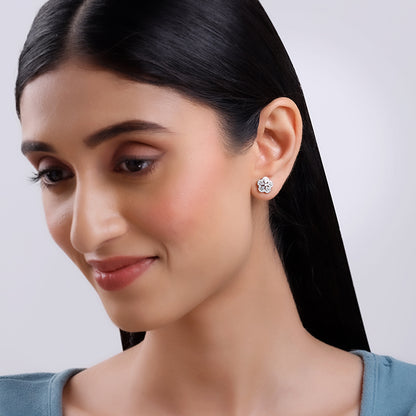 Silver Flora Fiesta Earrings