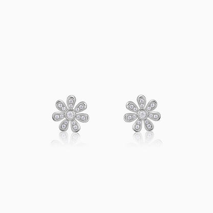 Silver Floret Fun Earrings
