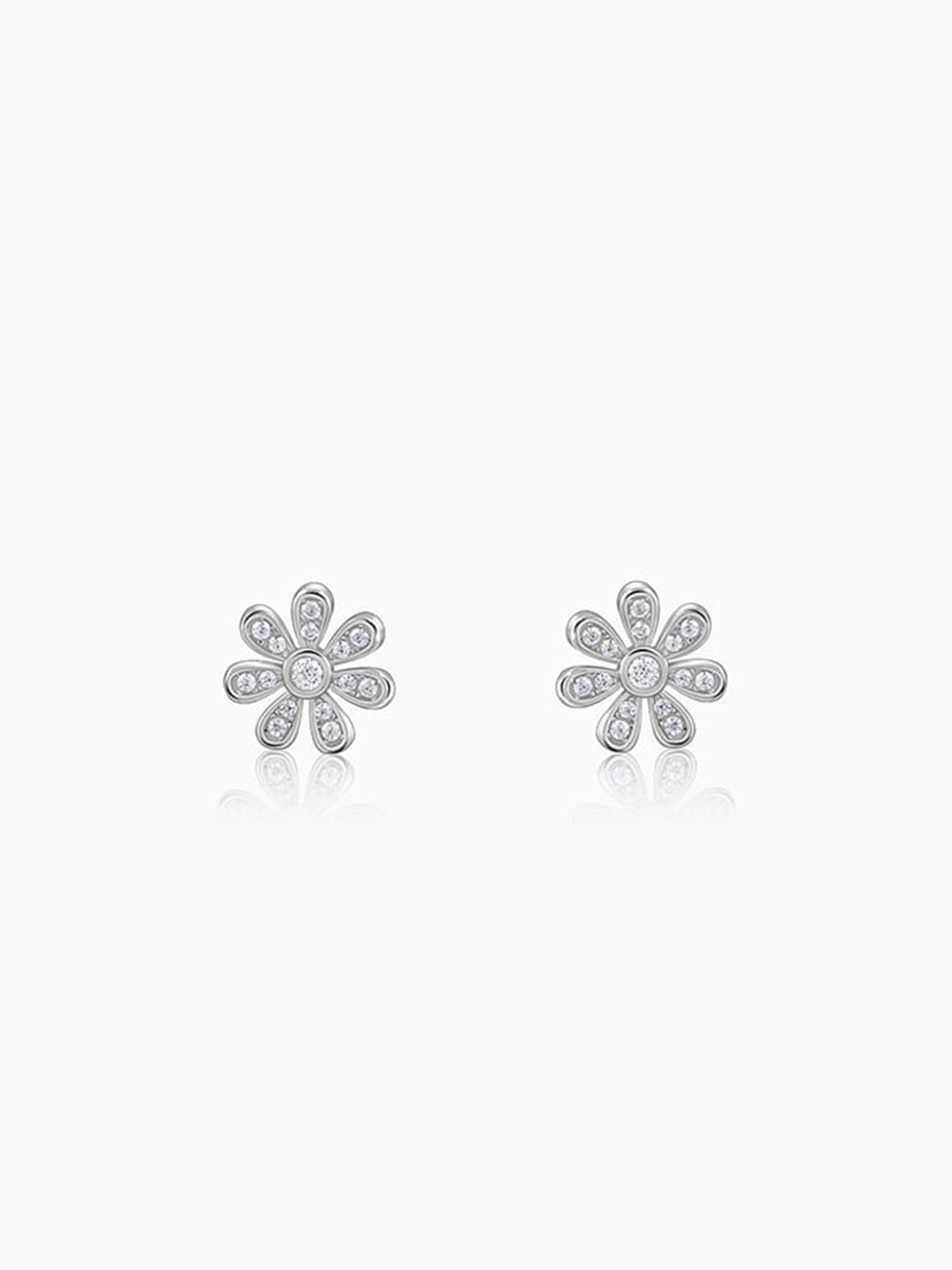 Silver Floret Fun Earrings