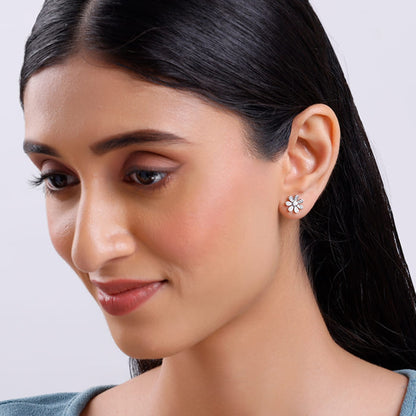 Silver Floret Fun Earrings