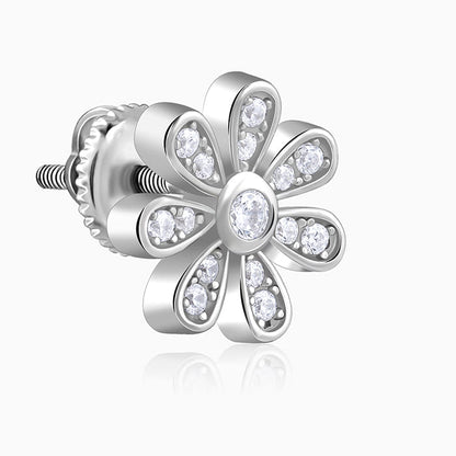 Silver Floret Fun Earrings