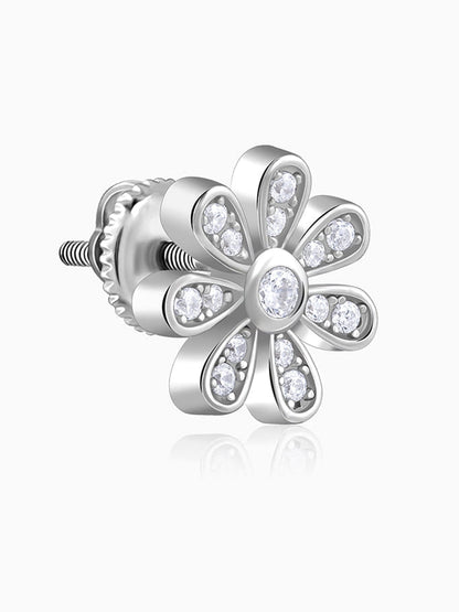 Silver Floret Fun Earrings