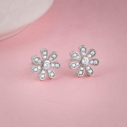 Silver Floret Fun Earrings