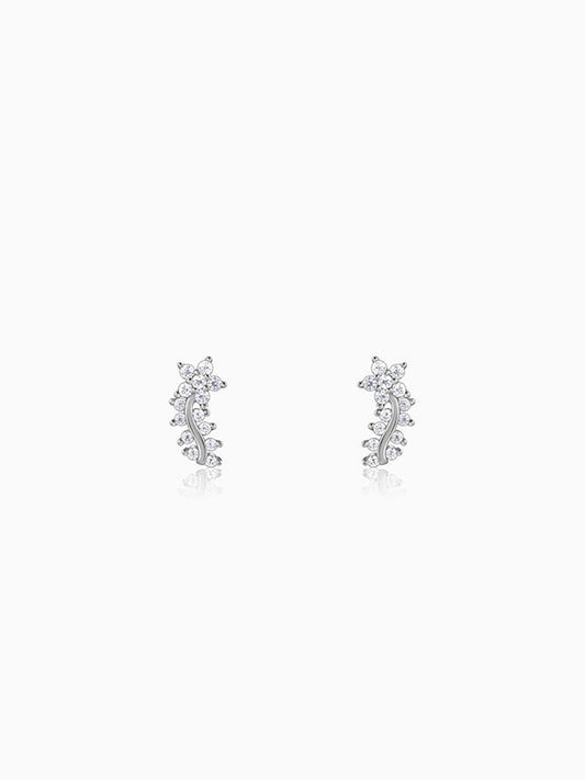 Silver Petalicious Earrings