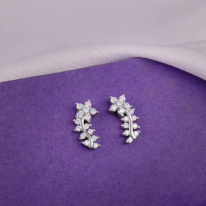 Silver Petalicious Earrings