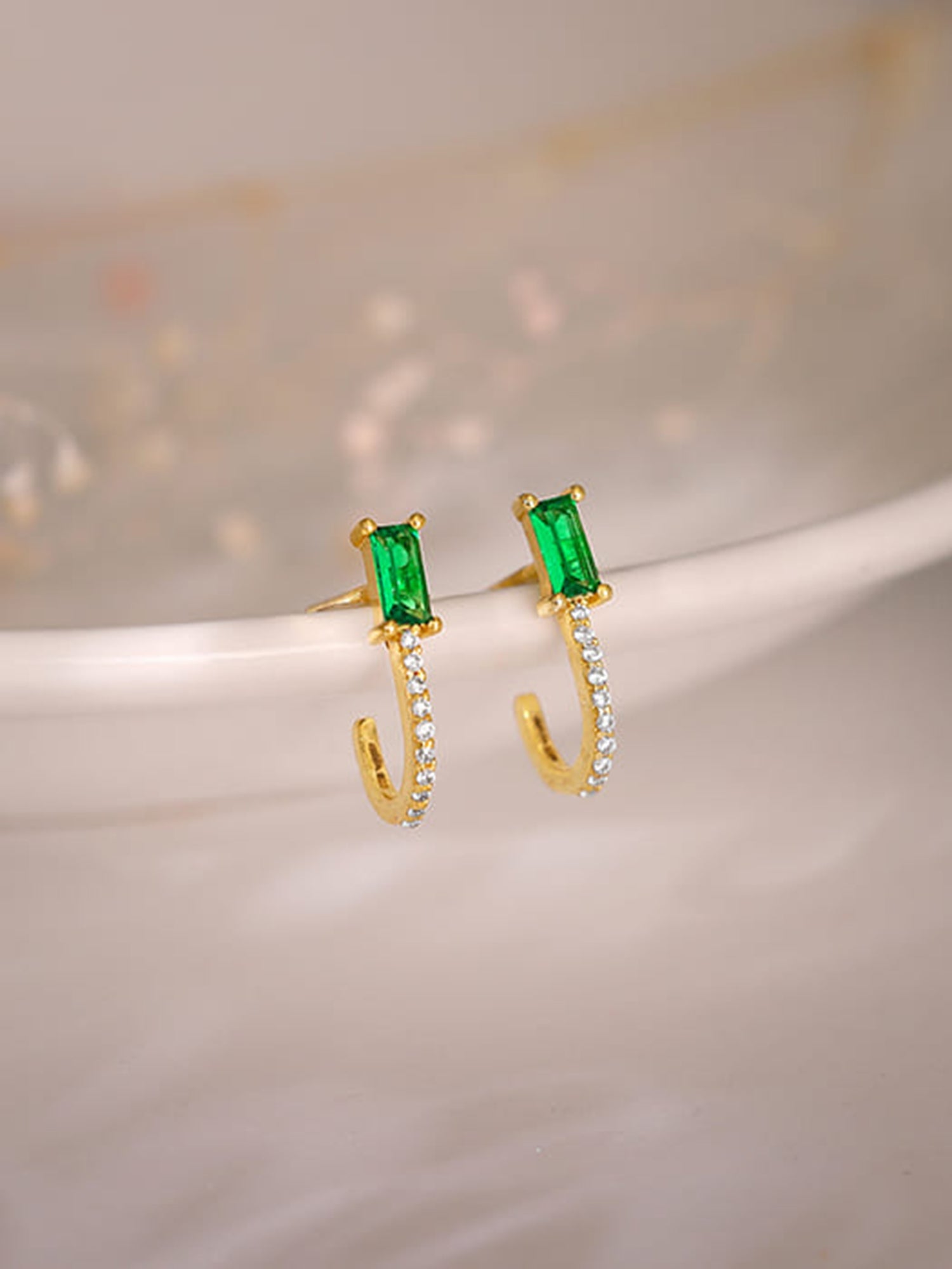 Golden Joyous J-Studs