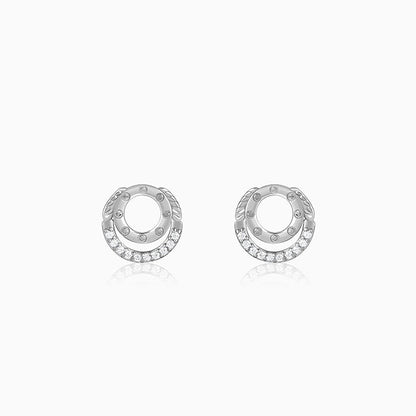 Silver High Spark Earrings
