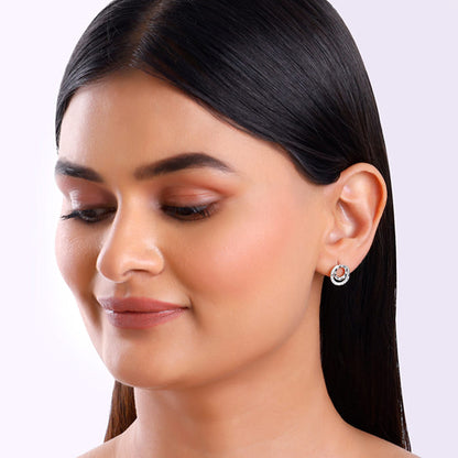 Silver High Spark Earrings