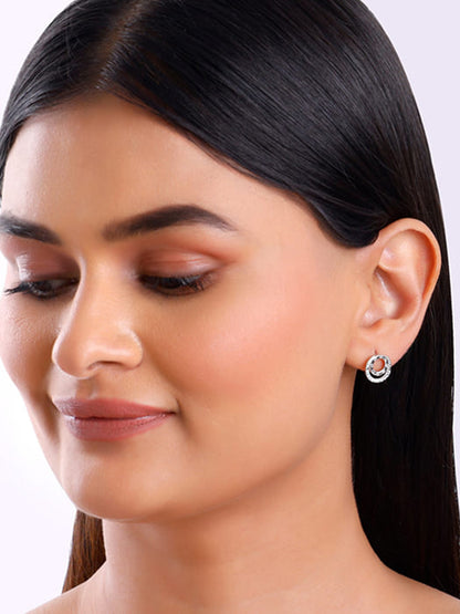 Silver High Spark Earrings